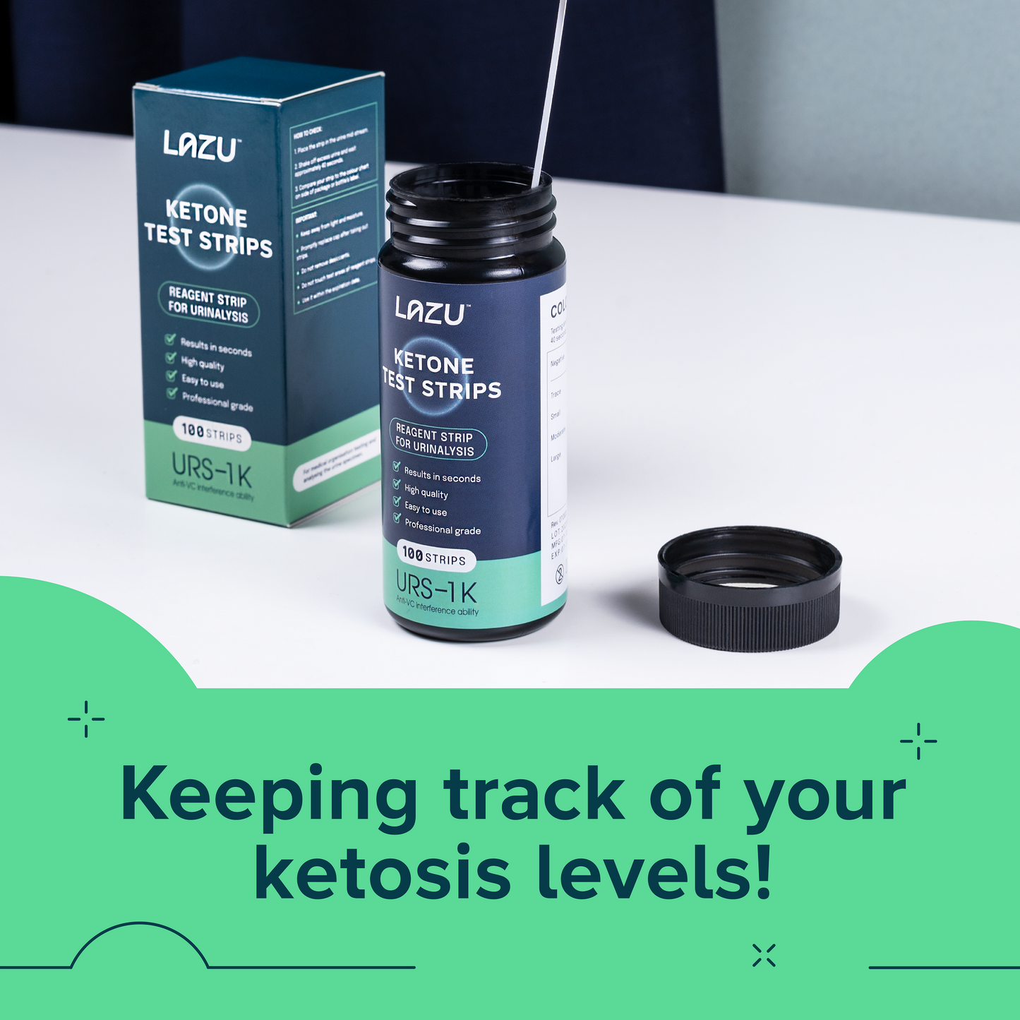 KETONE TEST STRIPS - Reagent Strips For Urianalysis