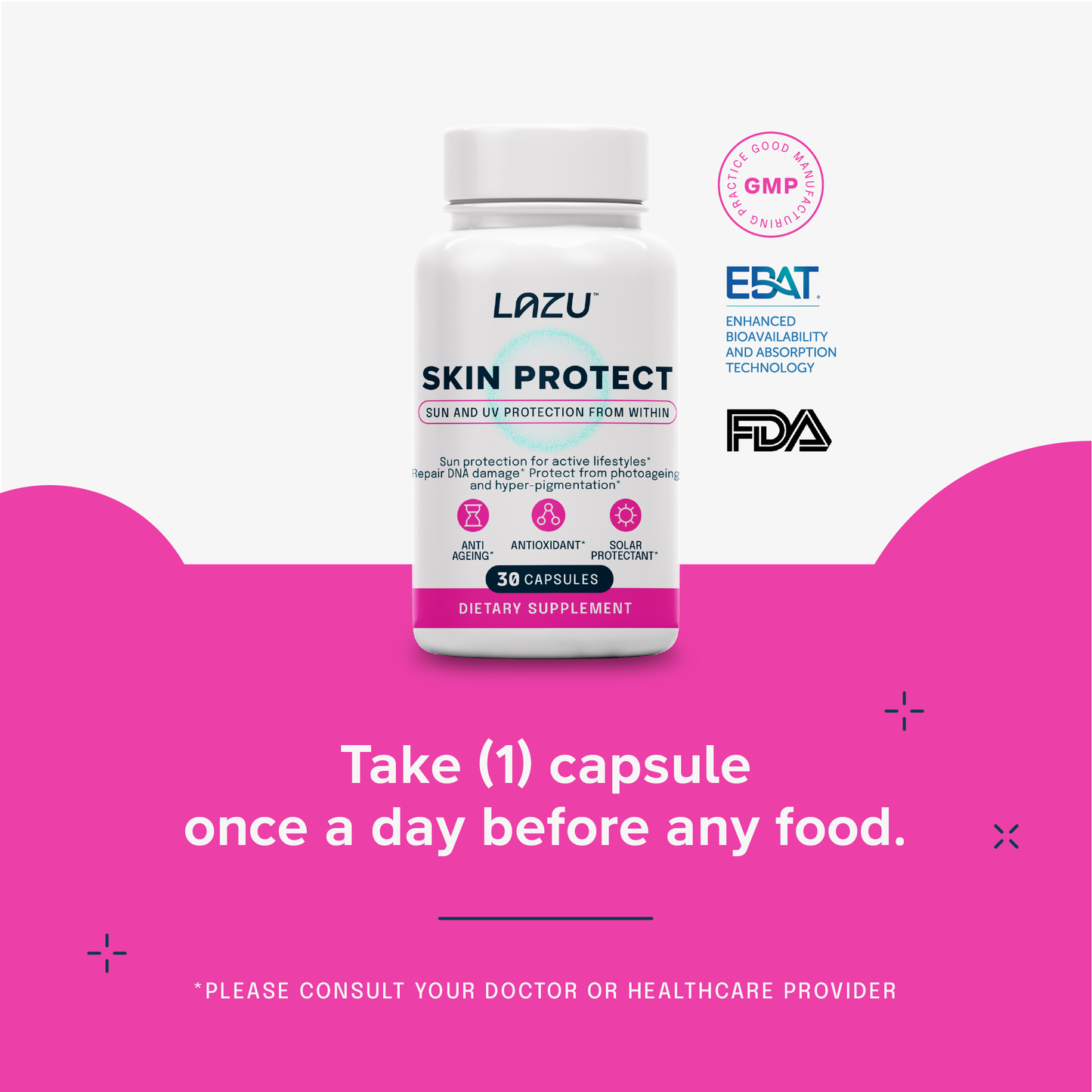 SKIN PROTECT - Sun and UV protection from within